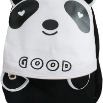 Emartbuy Kids Cute Smart Backpack Rucksack School Nursery Travel Bag - Panda Black