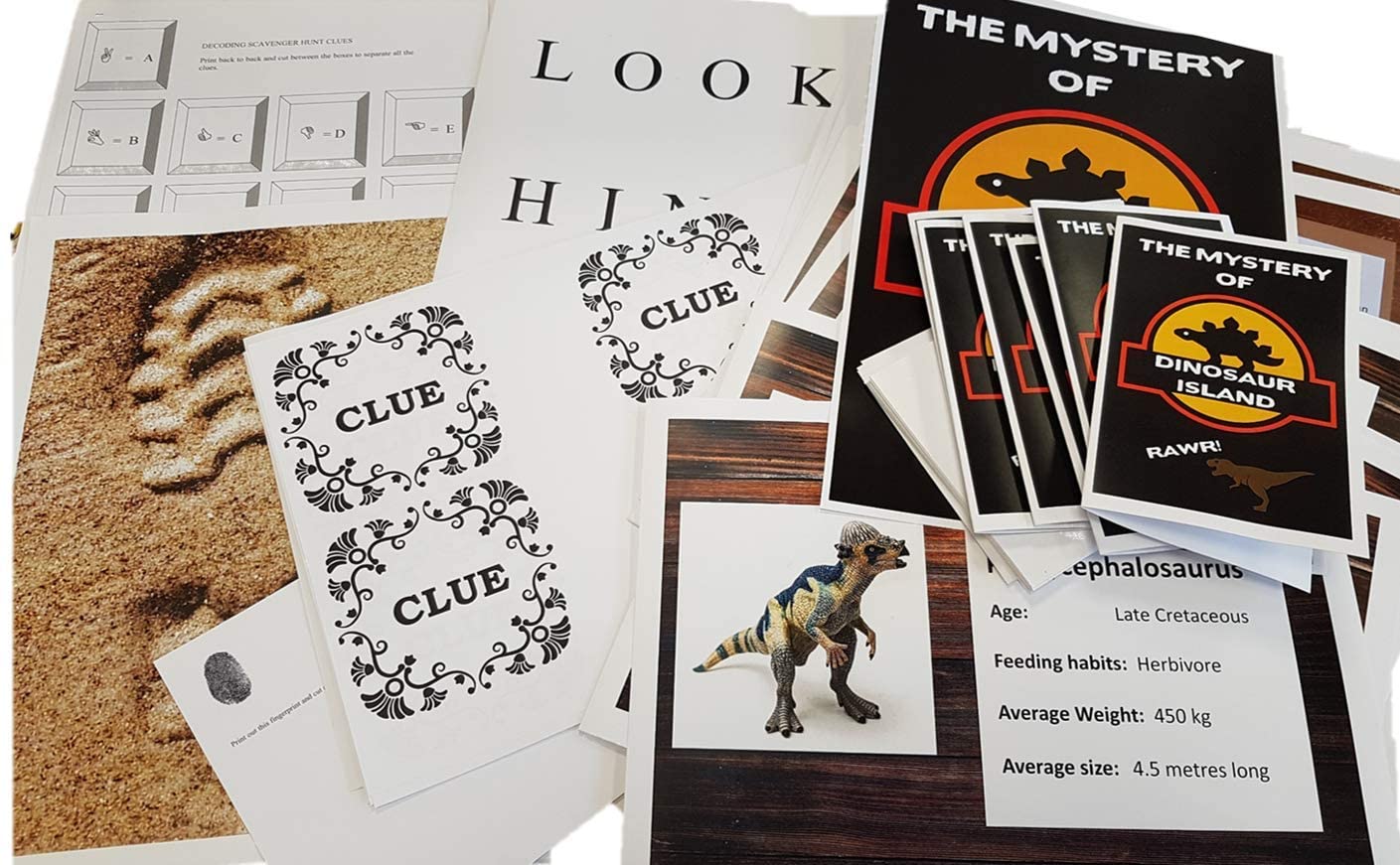 Red Herring Games The Mystery of Dinosaur Island TopToy