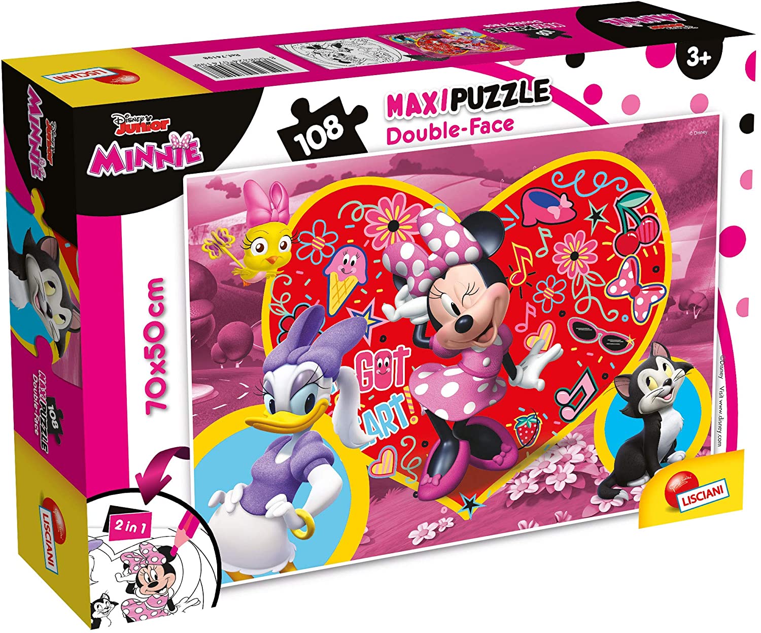 disney minnie puzzle 2 in 1