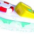 Bburago B16-89002 BB Junior Splash N Play Twist & SAIL, Blue