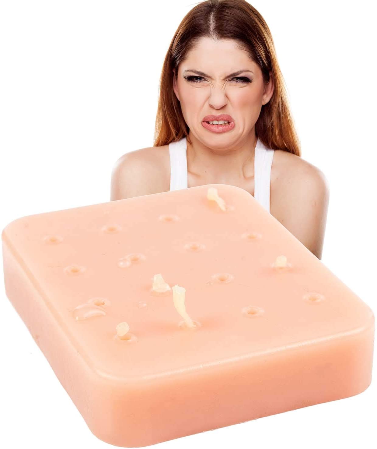 GOODS+GADGETS Pimple Popper - Action Game Squeeze Pimples; Anti-Stress Ball Toy Blackheads Acne Squeezing - Image 4