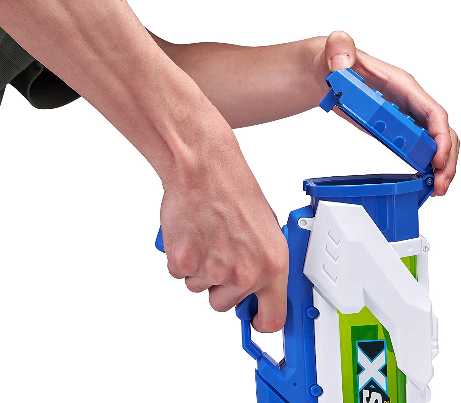 ZURU X-SHOT Warfare Fast-Fill Water Blaster, Blue - Image 4