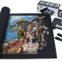 Becko Puzzle Roll Jigsaw Storage Felt Mat, Jigroll Up To 1,500 Pieces, Environmental Friendly Material for Jigsaw Puzzle Player, Box With Drawstring Storage Bag