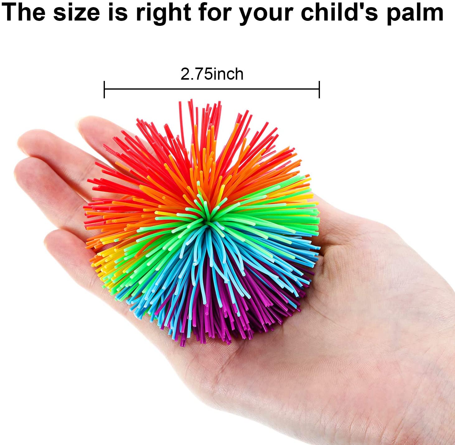 Stringy Ball Monkey Stringy Balls Sensory Fidget Stringy Balls Soft Rainbow Pom ...