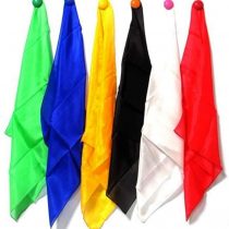 Enjoyer Magic Silk handkerchief Magician Juggling Scarf Color Change Scarves Magic Tricks Stage Magic Props Classic Magia Toys Gadgets 5PCS (45*45CM)