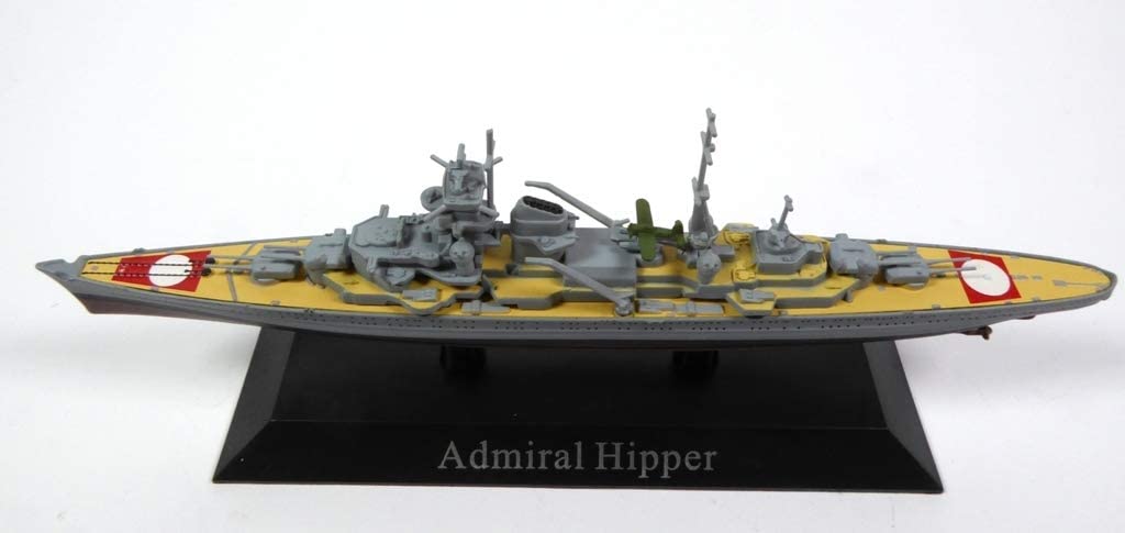 Heavy Cruiser Admiral Hipper 1937 1:1250  Scale Warship Battleship Model