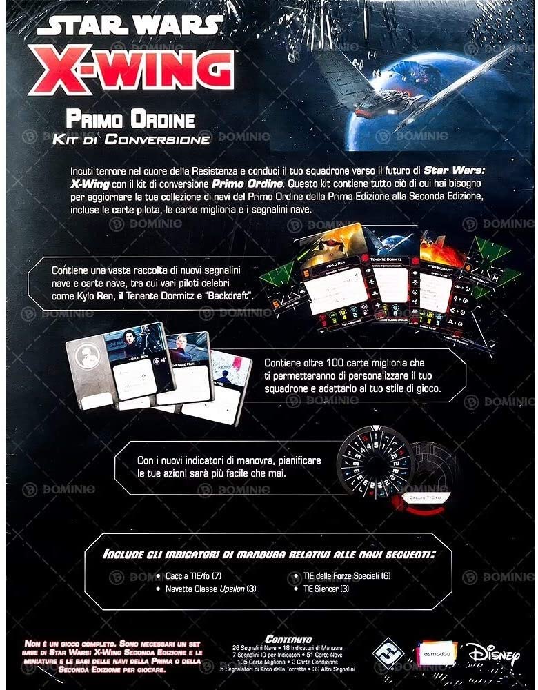 Pack D'Extension Star Wars X-Wing – E-Wing – Asmodee HEI0418 – Miniature Peinte 1/270 – Compatible Avec Jeu De Base