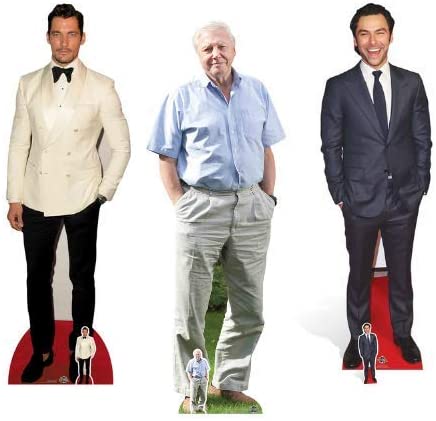 Star Cutouts Ltd CS774 David Attenborough Lifesized Cardboard Cutout with Free Table Top Height 178cm, Multicolour - Image 4