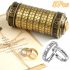TUPARKA 5Pcs Da Vinci Code Mini Cryptex Valentine's Day Interesting Creative Romantic Birthday Gifts for Her（Bronze）