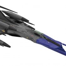 Bandai Type 0 Model 52 Bis Autonomous Space Fighter Black Bird Yamato 2202" 1/72