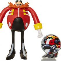 Sonic The Hedgehog OFFICIAL DR EGGMAN 4" BENDABLE ACTION FIGURE WITH GAMMA, For Kids and Collectors Alike! for Ages 3+