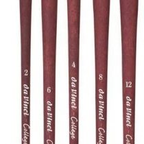 DaVinci ESPACE BEAUX ARTS da Vinci College 8740 Synthetic Brushes 4 ,8,12 da Vinci College 8730 Synthetic Brushes,2,6. for Acrylic, Oil, and Gouache Paint