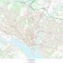 Southampton - 47" x 33.25" Laminated Wall Map