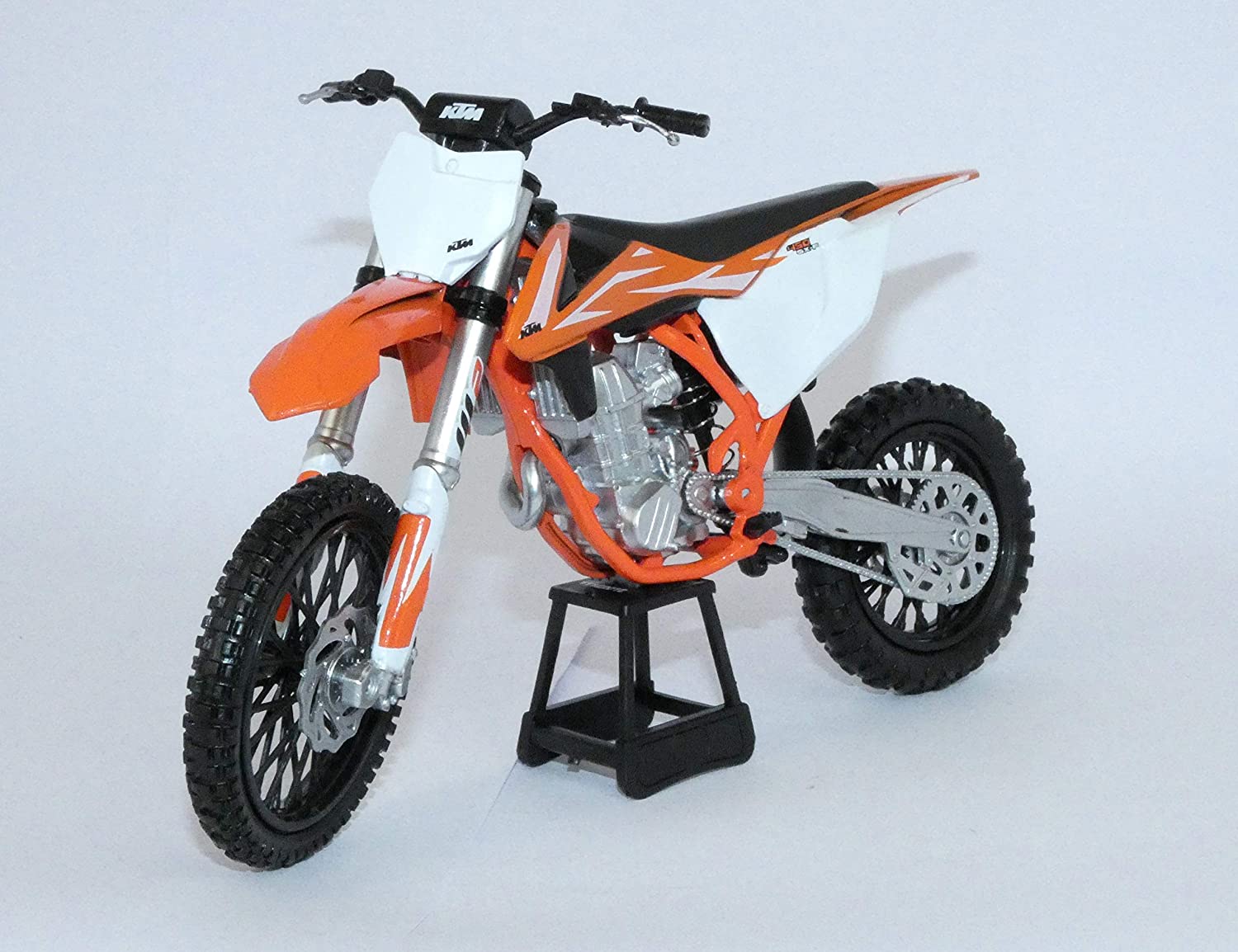 New Ray 57943 MOTO DIRT BIKE KTM 450 SX-F Miniature Motorcycle,  Multi-Coloured – TopToy