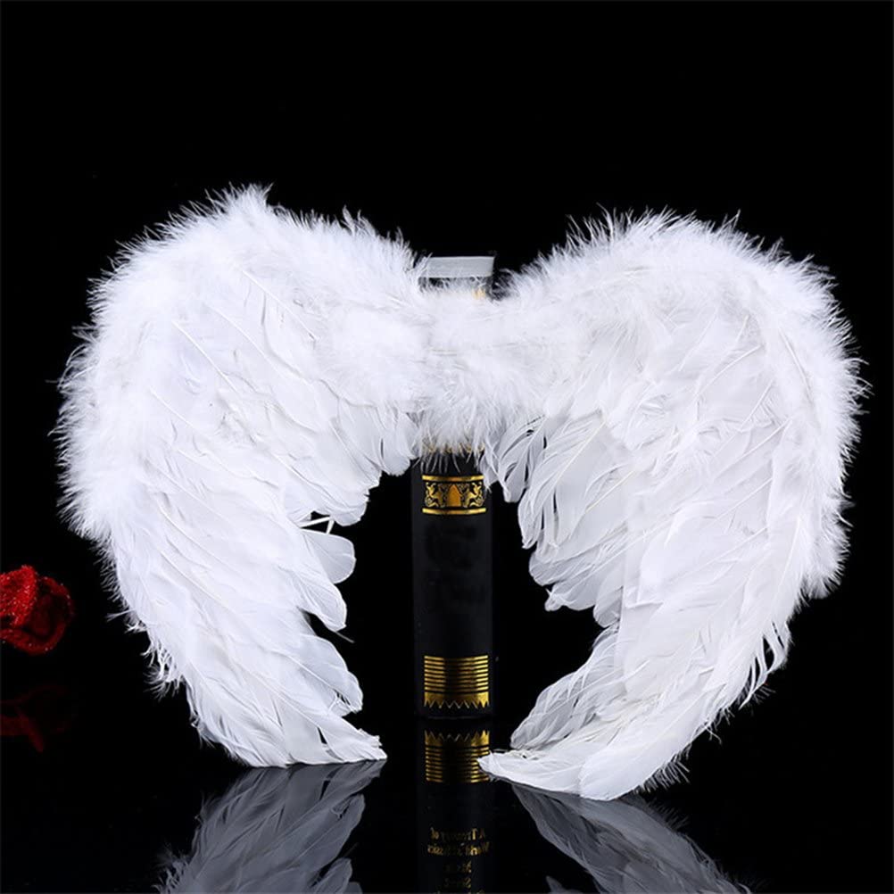 Fenical Angel Costume Halo Feathers Wings Magic Wand Christmas Party ...