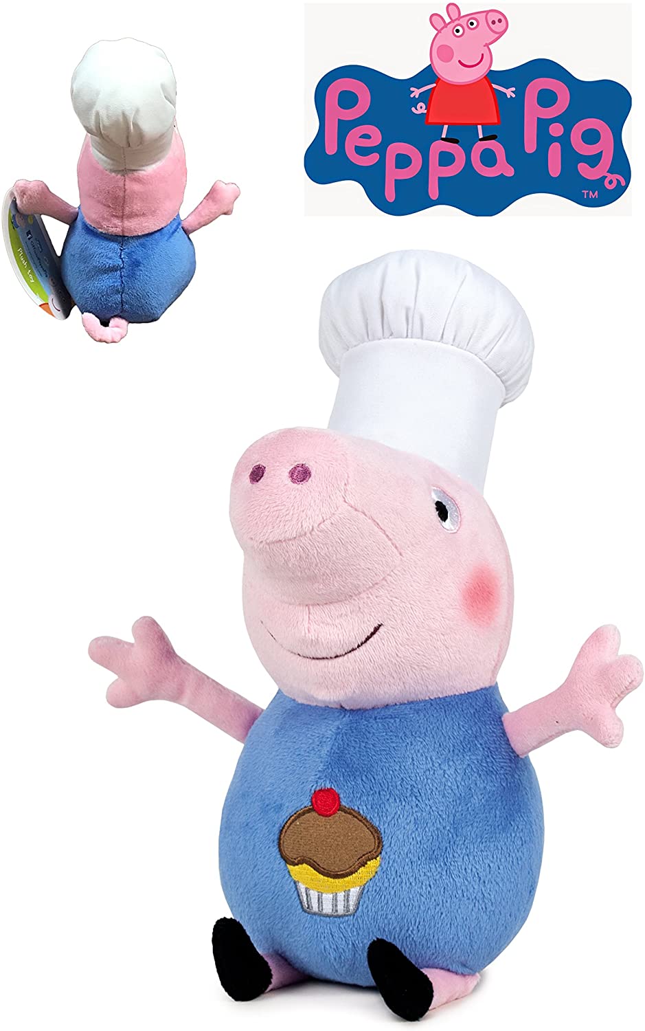 Peppa Pig plush toy disguised as a cook 10″/26cm Super soft
