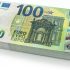 Cashbricks&reg; 100 x &euro;100 Euro Play Money Notes - Reduced - 75% Size