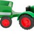 Woodfriends 11006 Tractor of wood, incl. trailer in a beautiful natural green, suitable for farms, from 3 years