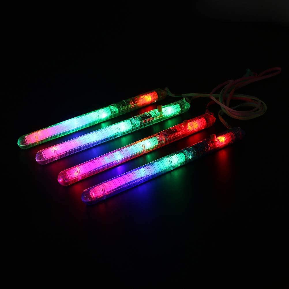 YeahiBaby 30pcs Multicolor LED Glow Sticks Reusable Glow Stick Glow ...