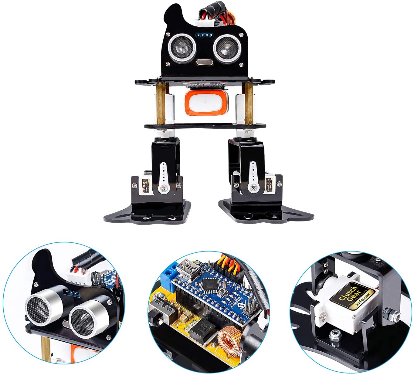 SUNFOUNDER Robotics Kit Compatible with Arduino 4-DOF Dancing - Main Image