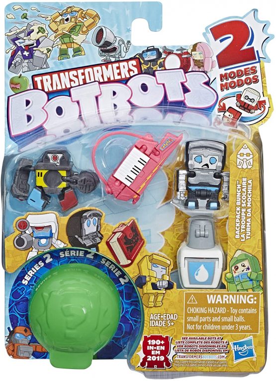 Transformers Toys Botbots Series 2 Backpack Bunch 5 Pack – Mystery 2-in ...