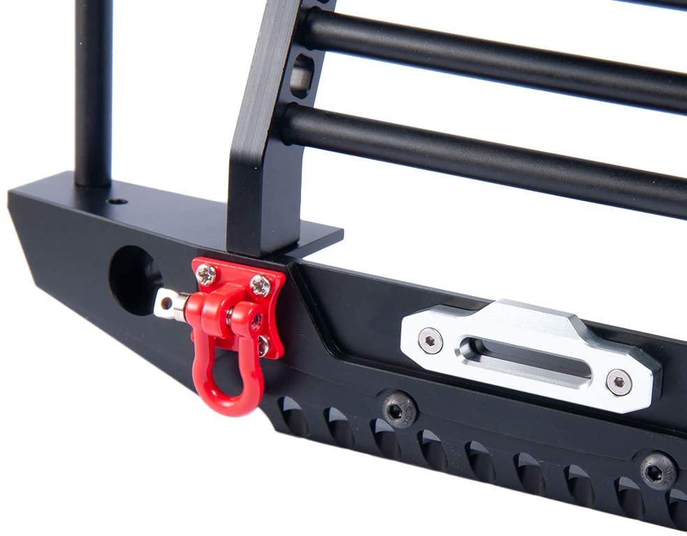 Crochets De Remorquage D-Rings ZuoLan Pour Traxxas TRX-4 – 4 Pièces En Alu 1/10 échelle – Argenté Ou Noir