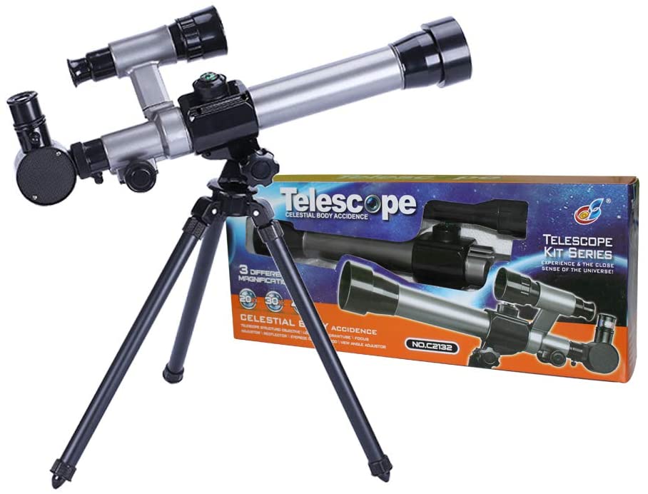 LiChiLan Astronomical Telescope Tube 20X 30X 40X Refractor Astronomical Telescope for Children Combo with Tripod LiChiLan Astronomical Telescope Tube 20X 30X 40X Refractor Astronomical Telescope for Children Combo with Tripod
