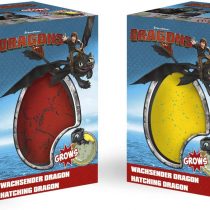 Craze 17357 Egg DreamWorks Growing Dragons XXL, Set of 2, Assorted, Colourful, Pack of 2