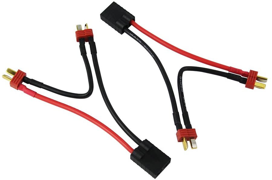 OliYin 3pcs âle TRX Traxxas à Feelle XT60 Câble Adaptateur De Connecteur 14awg 1.96in RC