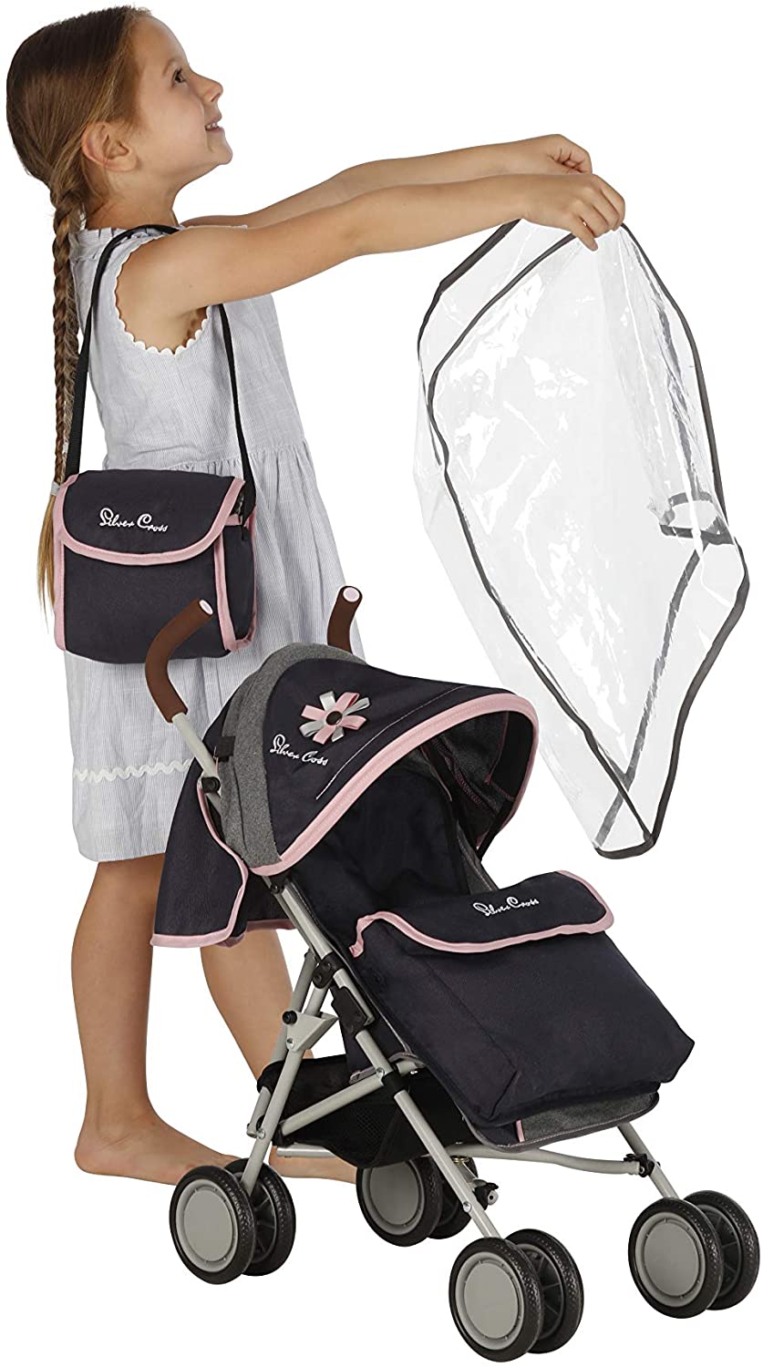 Silver Cross Pop Universal Dolls Pushchair Accessory Pack (Vintage Blue) TopToy