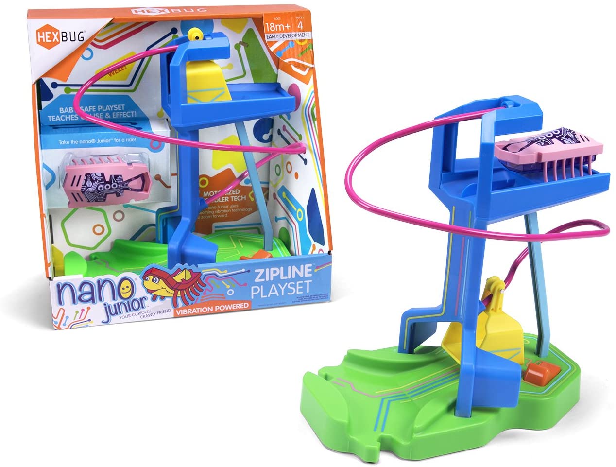 HEXBUG nano Junior Zipline Playset TopToy