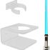 YYST Clear Light Saber Wall Mount Wall Rack Wall Holder - Hardware Included.