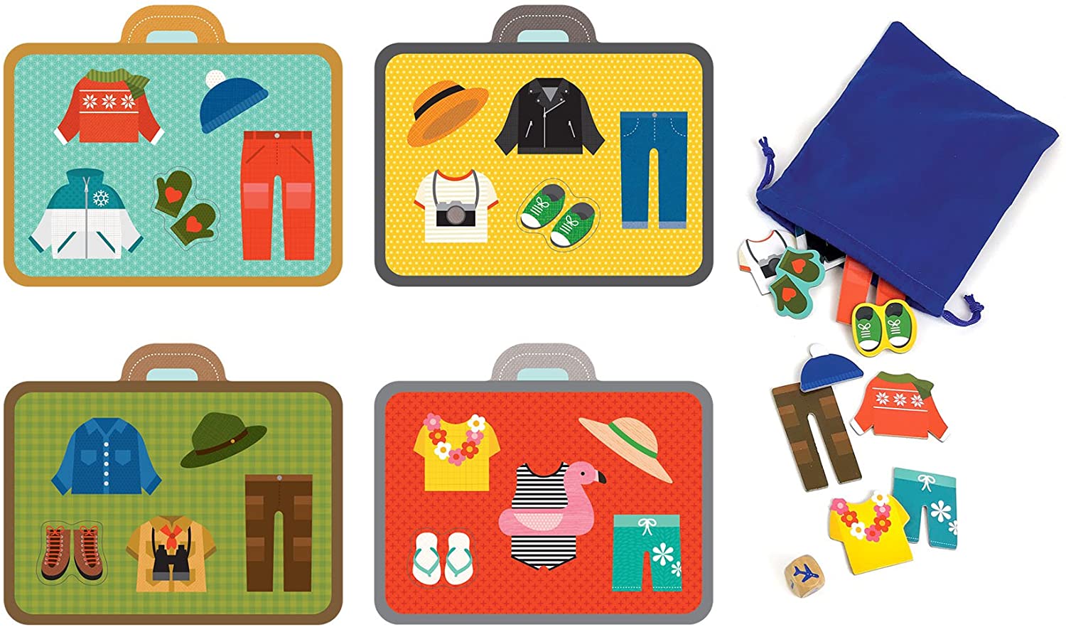 Petit Collage Travel Game Pack Your Bags! TopToy