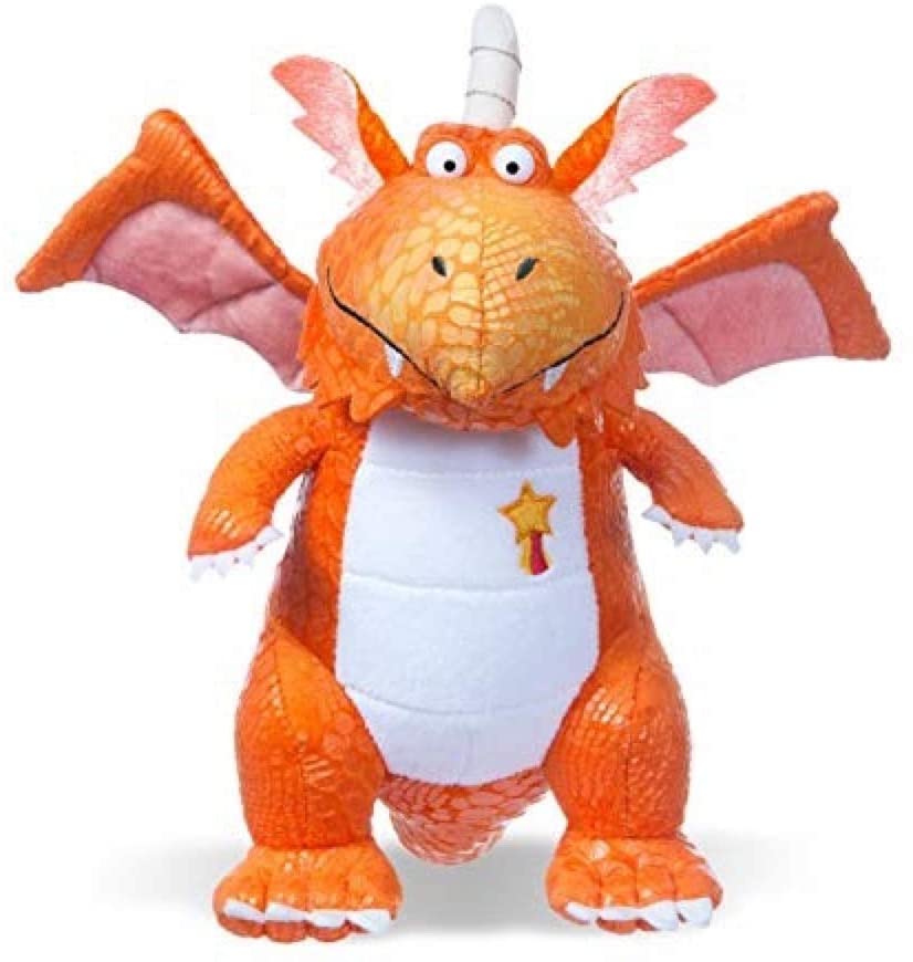 Zog the dragon 9inch Plush Soft Toy, Orange
