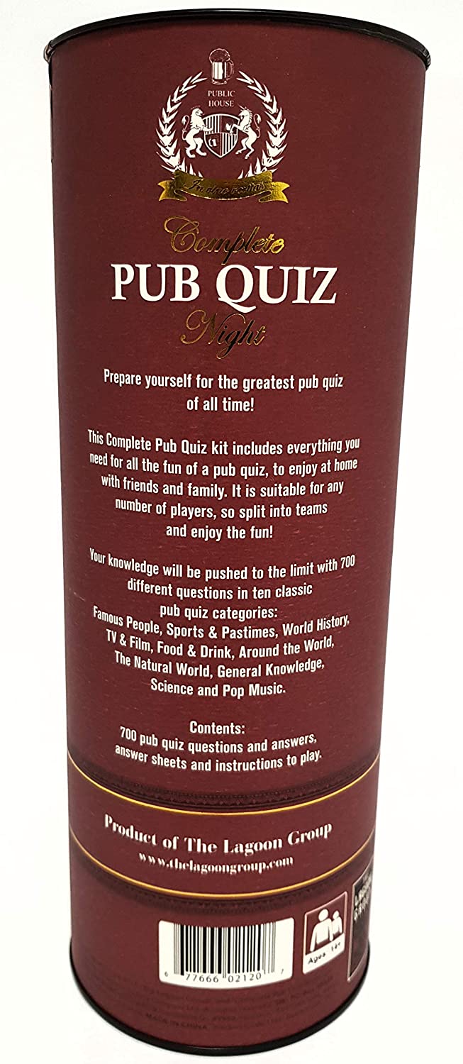 The Lagoon Group 1148 Complete Pub Quiz, Multi - Image 2