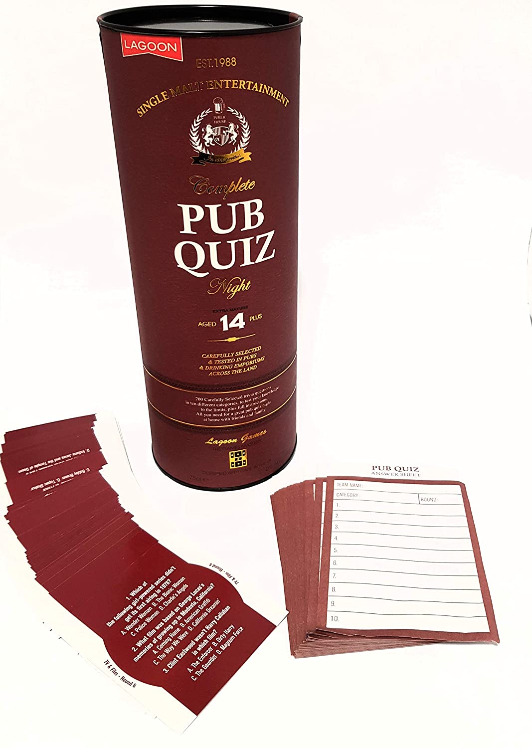 The Lagoon Group 1148 Complete Pub Quiz, Multi - Image 3