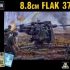 Bolt Action Warlord Games, Flak 37 8.8cm, Wargaming Miniatures