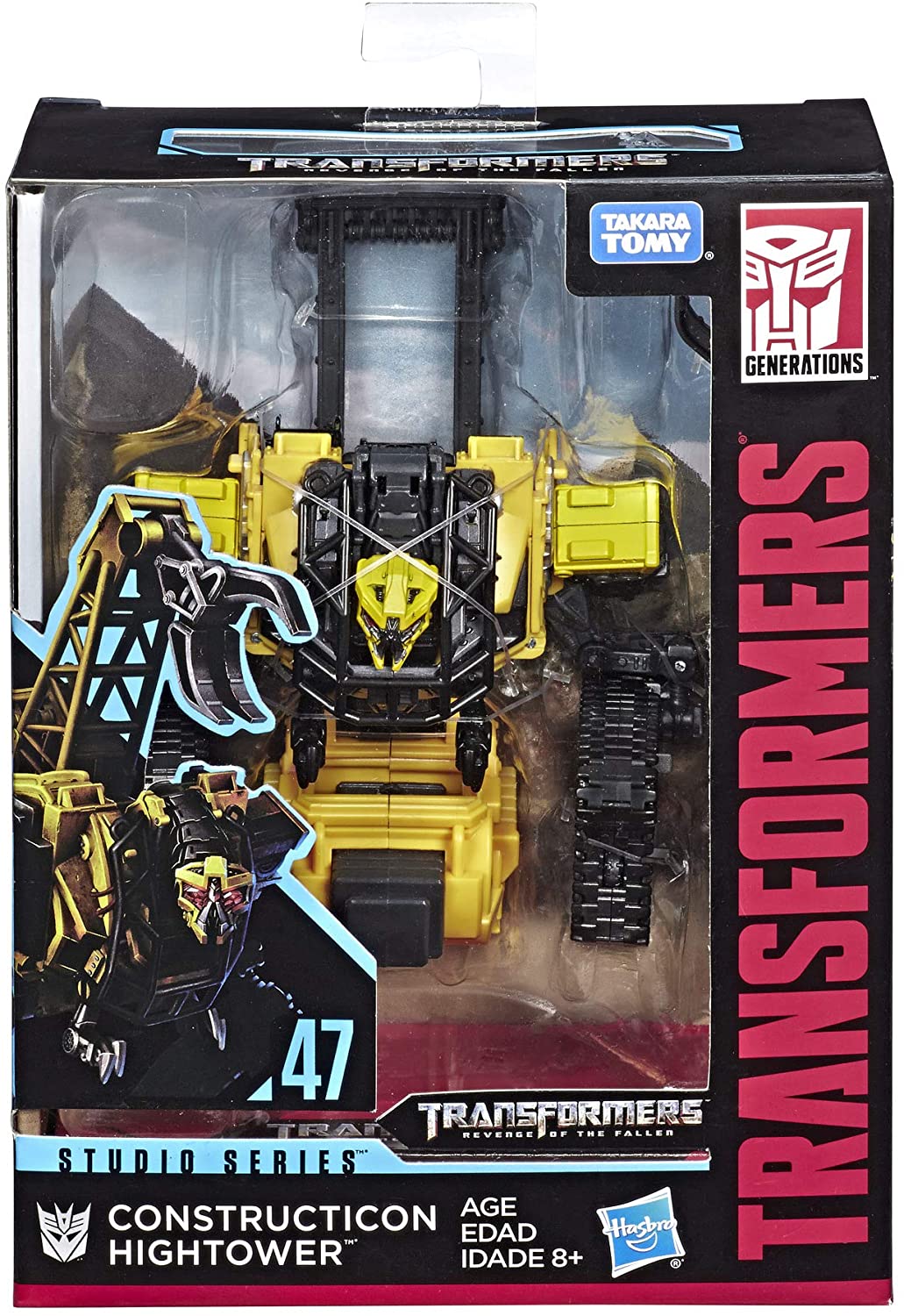 Transformers Toys Studio Series 47 Deluxe Class Revenge of The Fallen Movie Constructicon Hightower Action Figure - Ages 8 & Up, 4.5" - Image 2