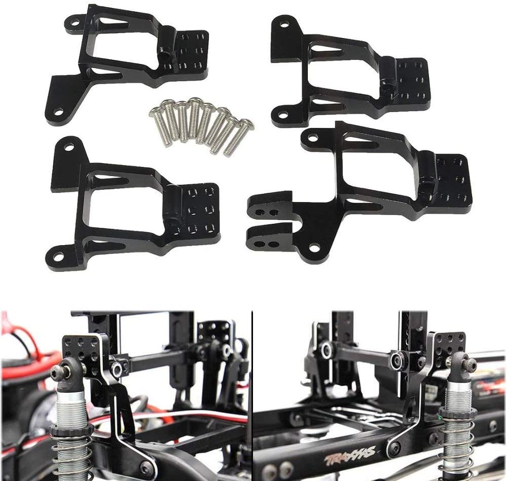 thumbnail image 2 of Axspeed Alloy Shock Tower Hoops Bracket Mount For 1/10 RC TRX-4 – Black – US Seller 2 of 5