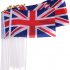 LUOEM British Union Jack Flag Great Britain HandHeld Flag Mini UK Royal Flags for Party Decorations,Sports Clubs,Festival Events 50PCS