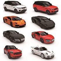 CMJ RC Cars AUDI R8 GT, Officially Licensed Remote Control Car with Working Lights, Radio Controlled RC Car Boys Girls Toys 1:24 scale, 2.4Ghz Race 10+ Cars Together (Red)
