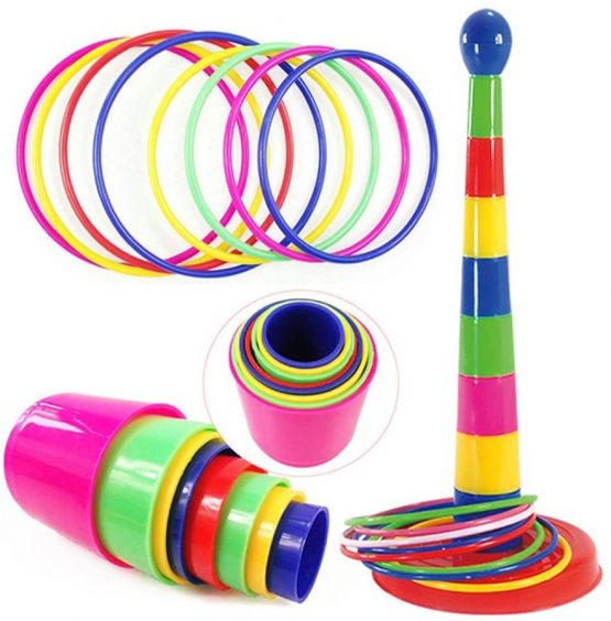 TOYMYTOY Ring Toss Game Plastic Intelligence Development Parentchild