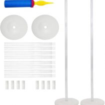 LANGXUN 2 Sets 50-Inch High DIY Balloon Column Stand Kits decoration for Birthday Party Anniversary and Other Celebrations
