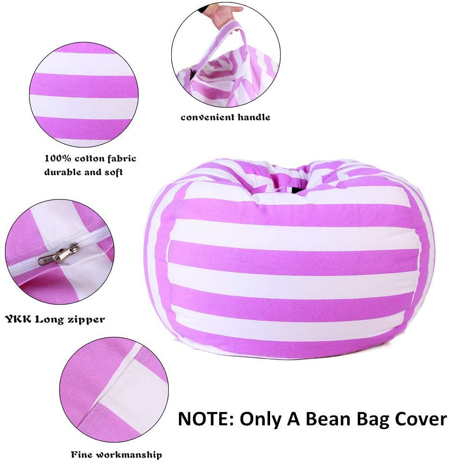 UMydeal TOY STORAGE BEAN BAG Cover 38″ Extra Large Toy Organizer
