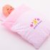 UMKYTOYS Dolls Accessories Pillow And Blanket Set Dolls Bedding Set For Doll Bed