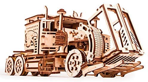 Wood Trick Big Rig Mechanical Toy Truck – Powerful Rubber Band Motor ...
