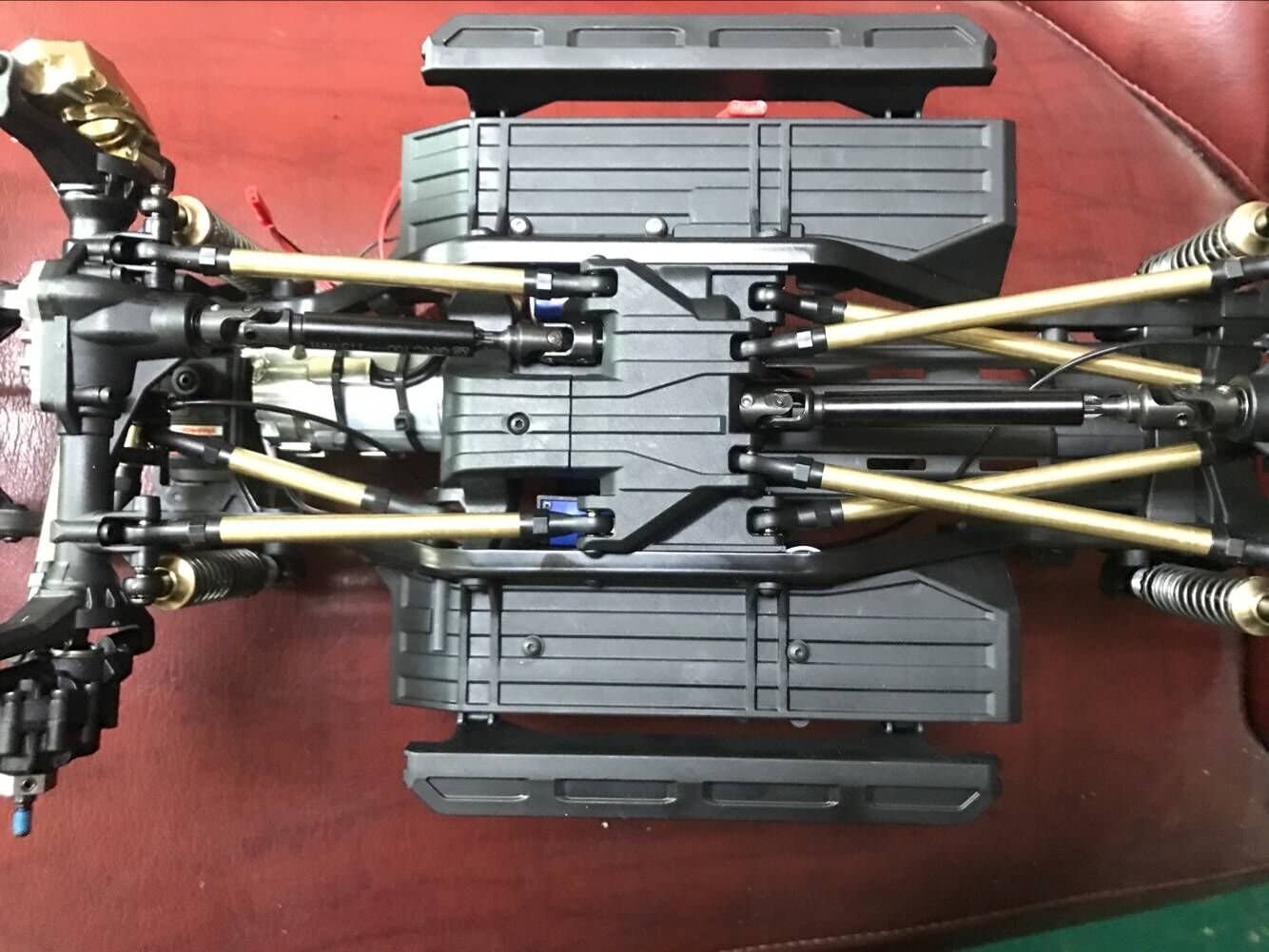 XUNJIAJIE Copper Steering&Suspension Linkage Kit Upgrade for 1/10 RC Crawler Car Traxxas Trx4 T4 Whole Car - Image 2