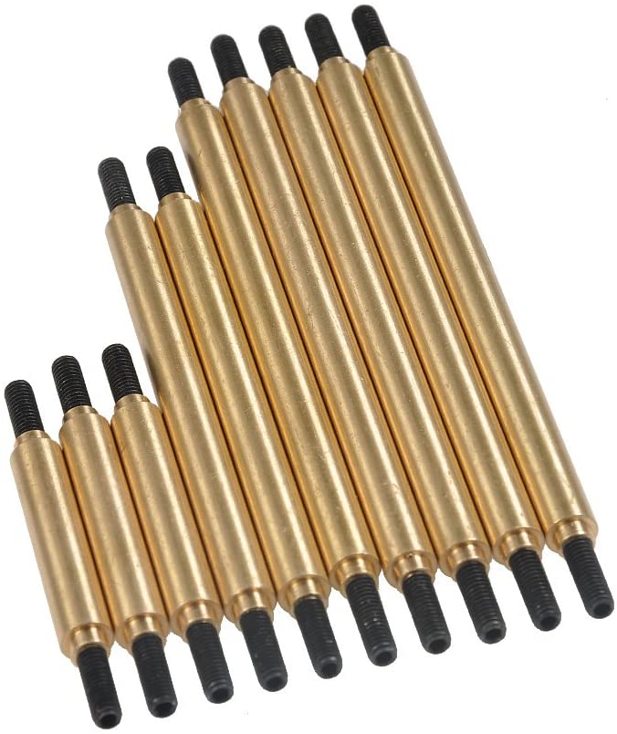 XUNJIAJIE Copper Steering&Suspension Linkage Kit Upgrade for 1/10 RC Crawler Car Traxxas Trx4 T4 Whole Car - Image 3