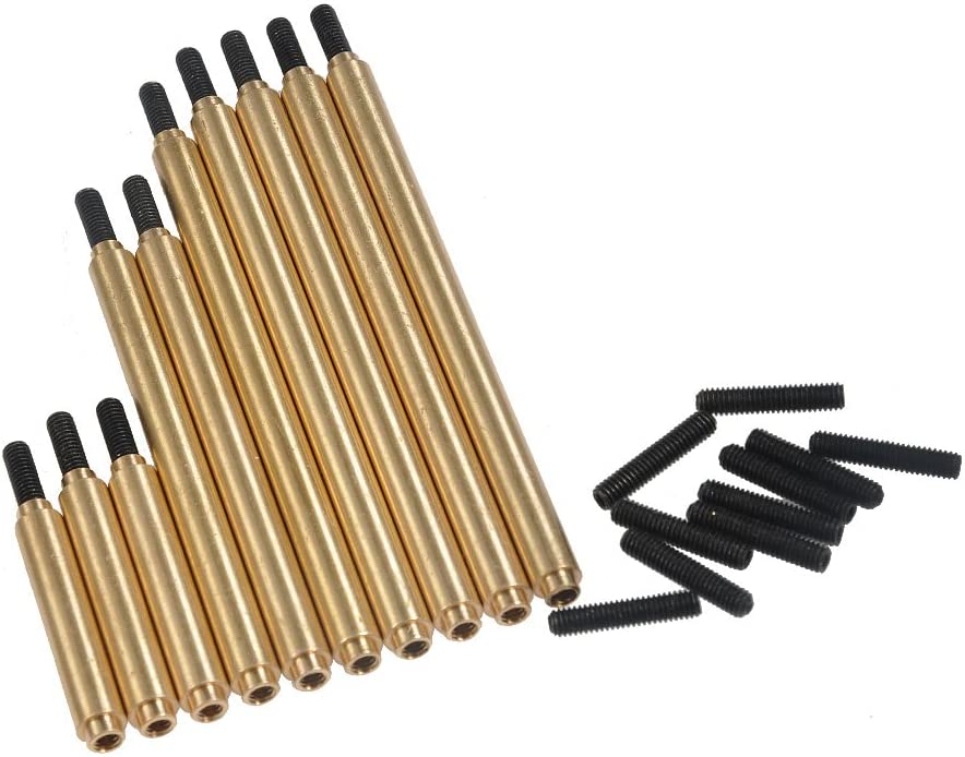 XUNJIAJIE Copper Steering&Suspension Linkage Kit Upgrade for 1/10 RC Crawler Car Traxxas Trx4 T4 Whole Car - Image 4