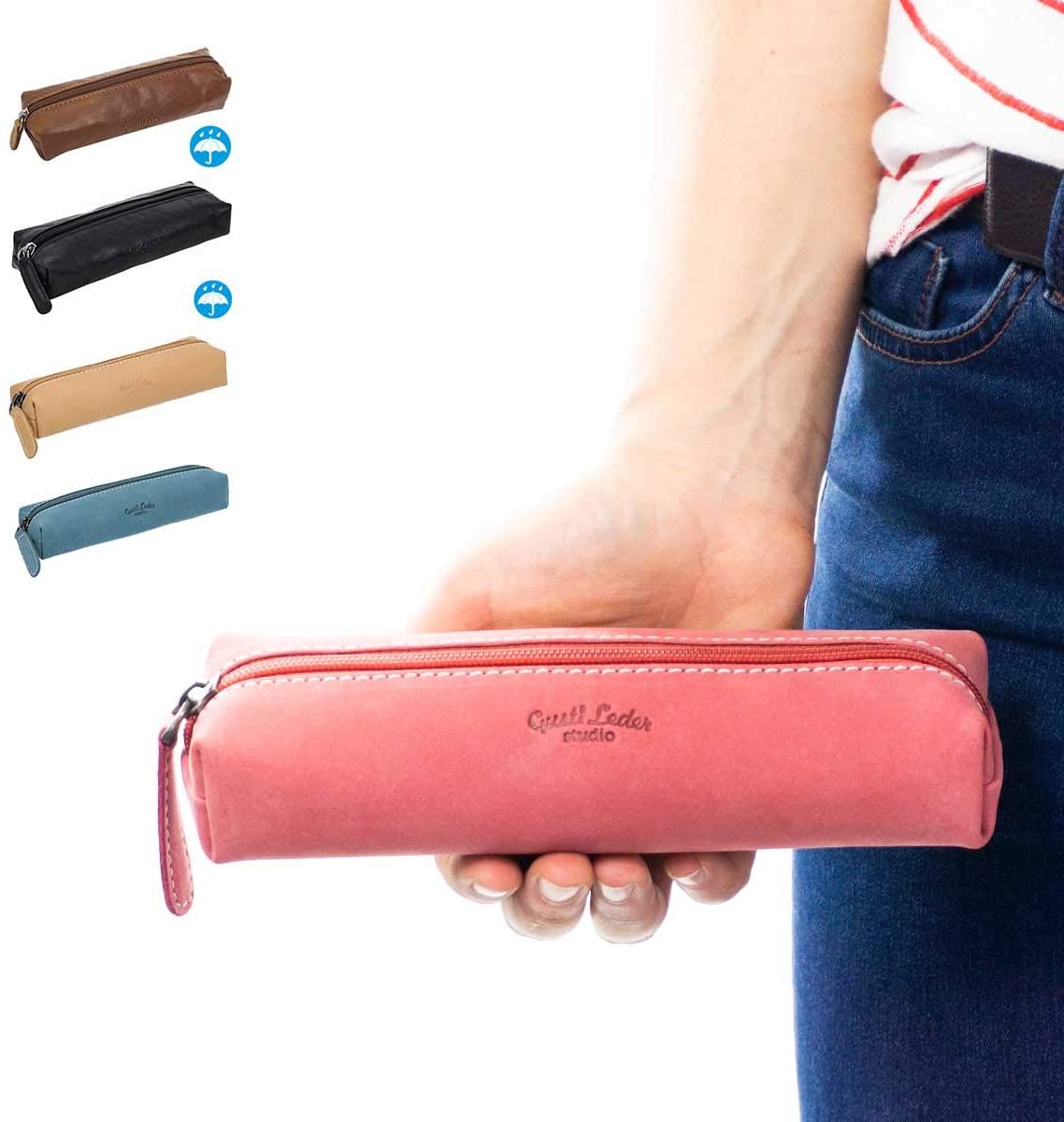 Gusti 2S1227 Leather Studio Peter Pencil Case Pencil Case Plain